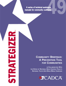 Strategizer 49 - Community Briefings: A Prevention Tool for Communities - Download