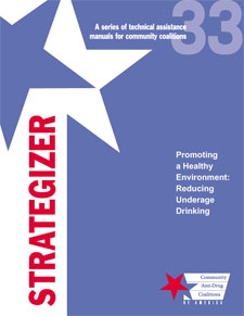 Strategizer 33 - Promoting a Healthy Environment: Reducing Underage Drinking - Download